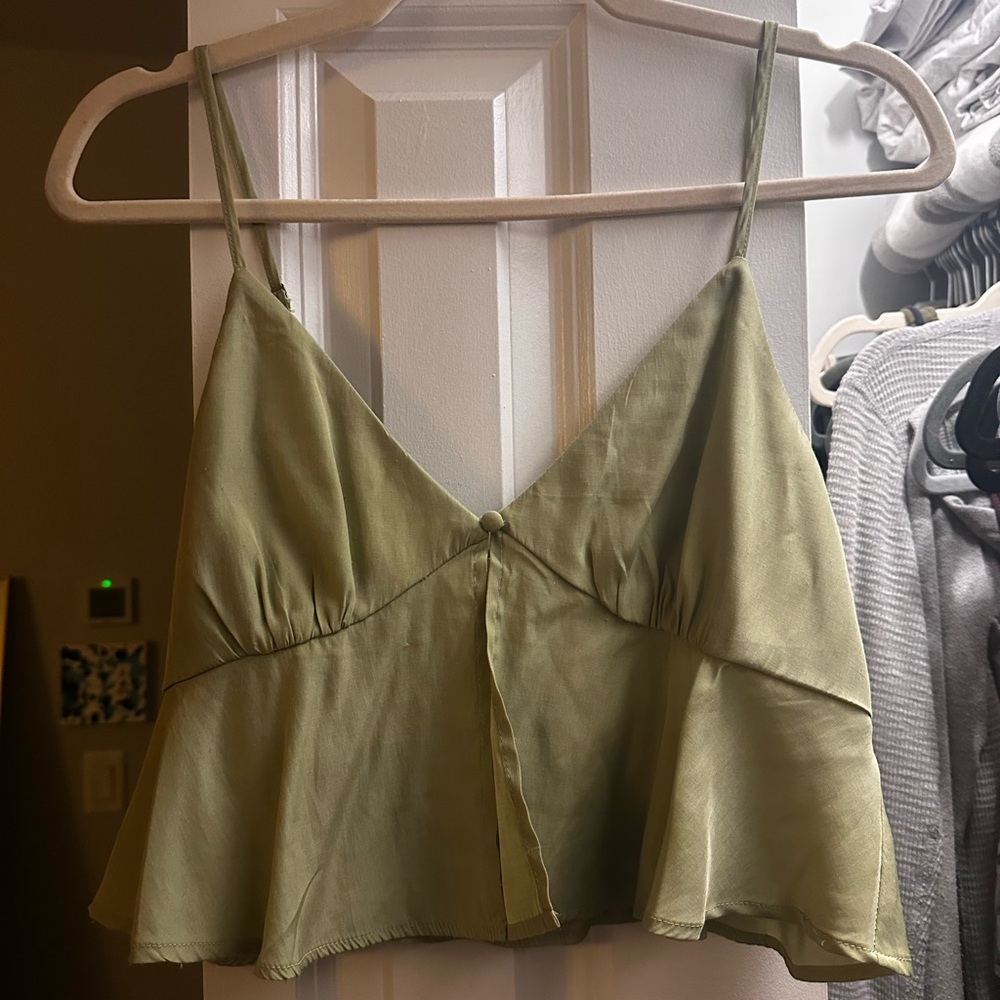 Light Green Camisole Top